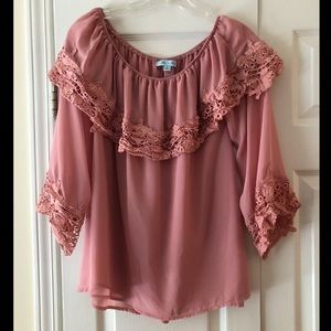 Off the shoulder blouse